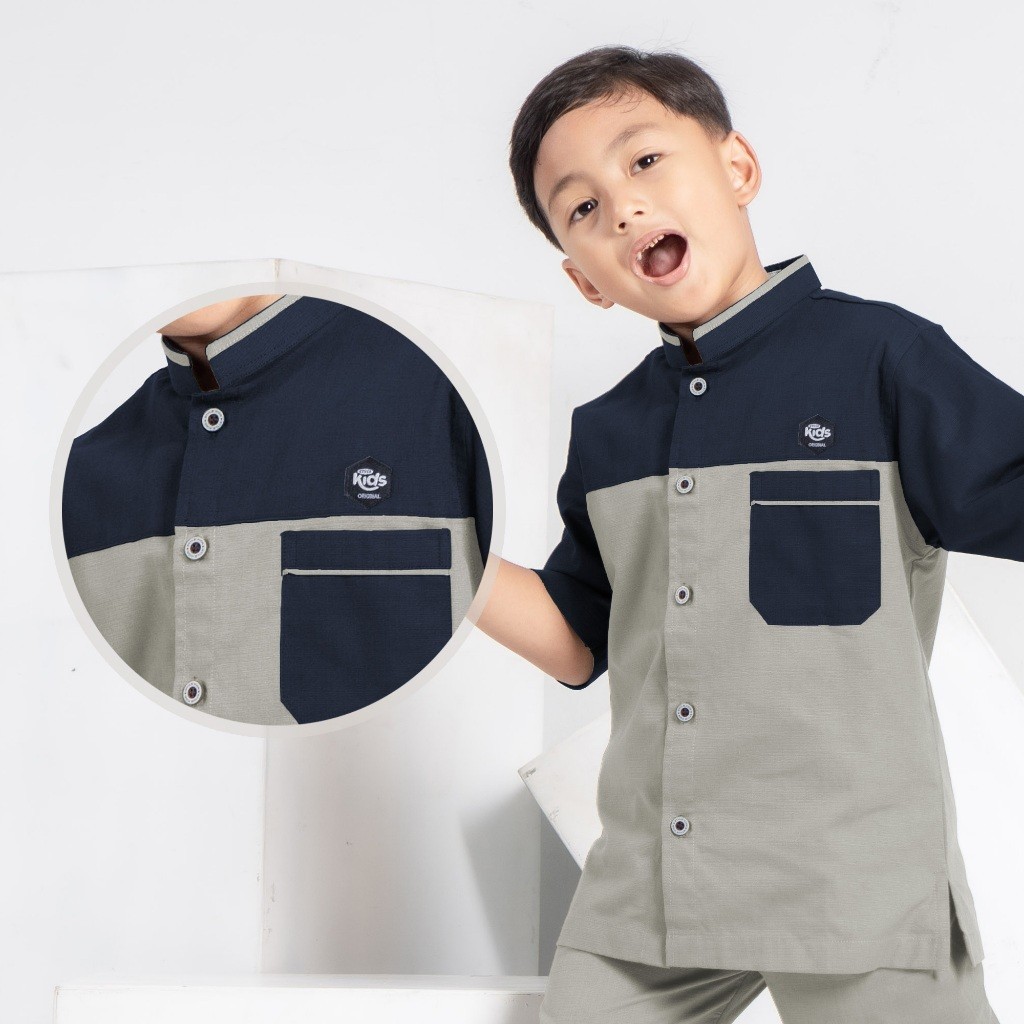 Jual Baju Koko Anak Laki Laki 1-8 Tahun Setelan Koko Anak Premium
