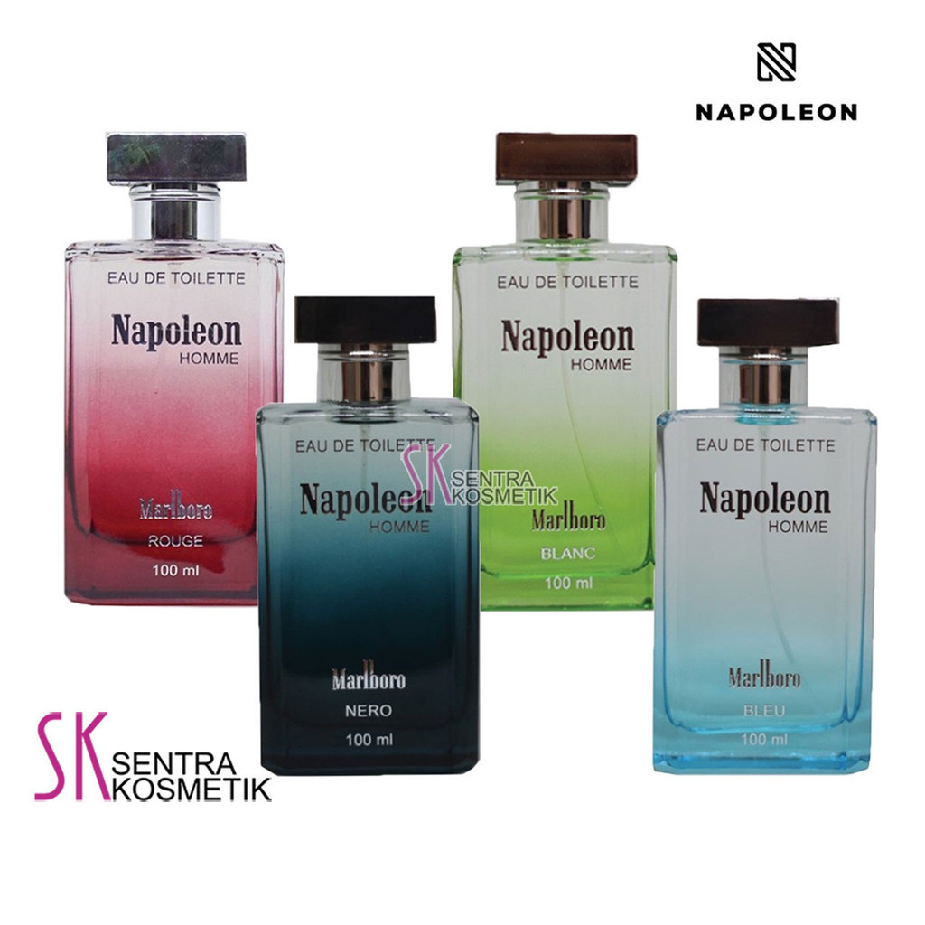 Jual NAPOLEON Parfum Eau De Toilette 100 ml EDT Pria Marlboro x Bizarre ...