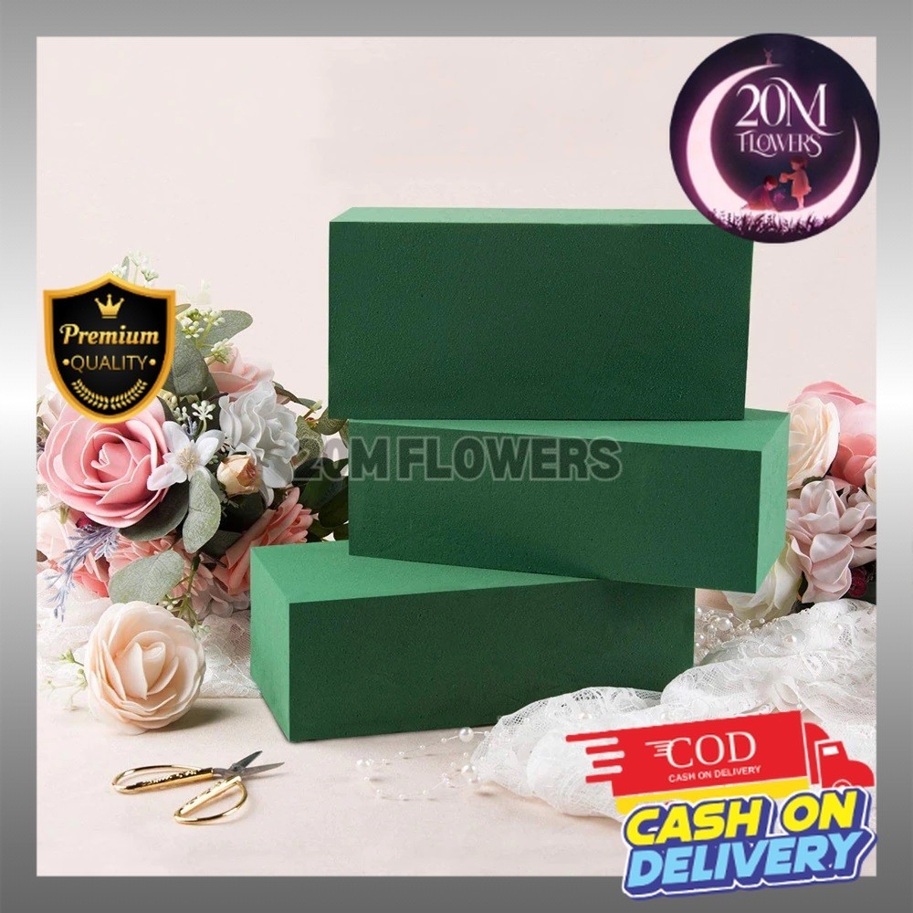 Jual FLORAL FOAM KERING BASAH 1PCS - BUSA BUNGA TANCAP GABUS UNTUK ...