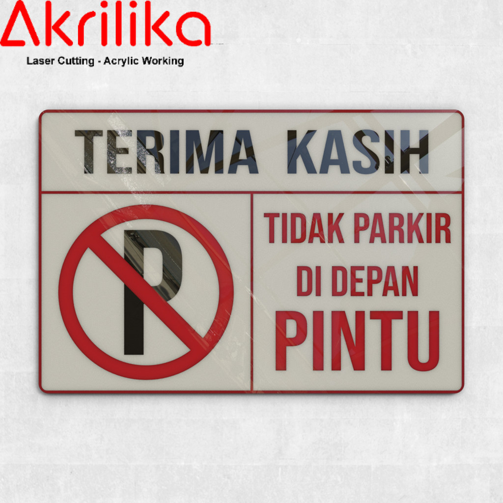 Jual AKRILIK SIGN/SIGNAGE/WARNING SIGN 