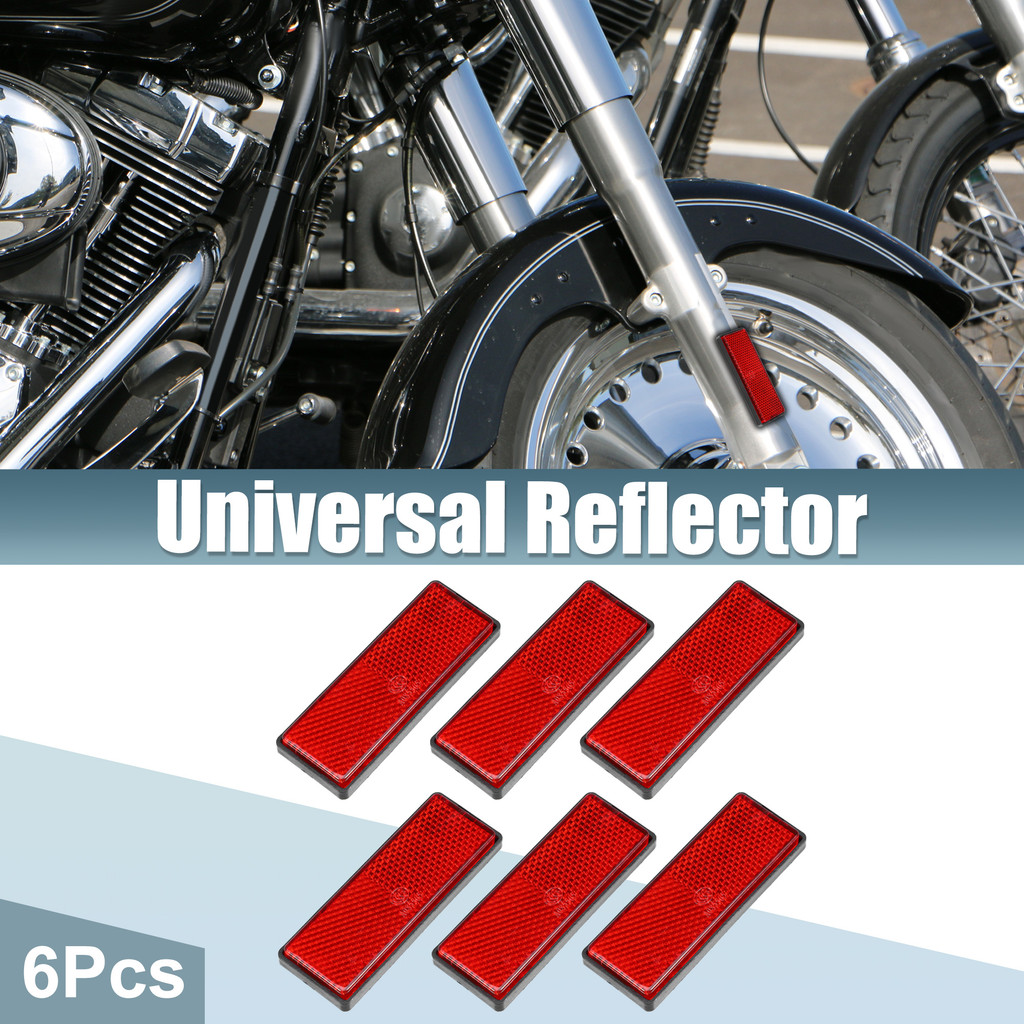 Jual UXCELL Rectangular Stick-on Safety Spoke Reflective Sticker Self ...