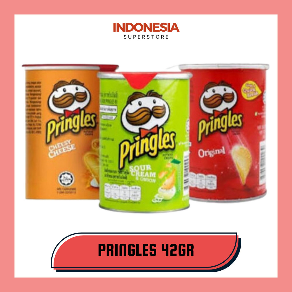 Jual Pringles Potato Crisps Original Gr Keripik Kentang Shopee Indonesia