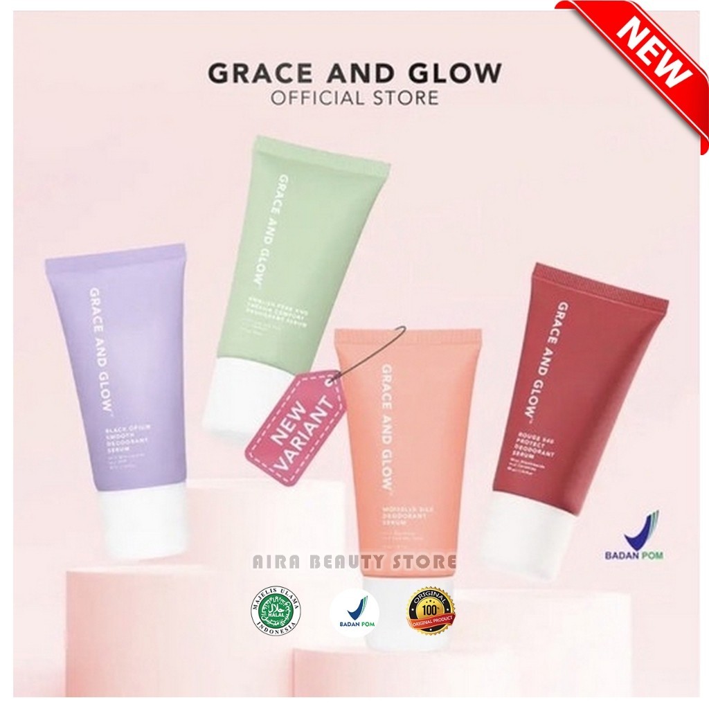 Jual Grace and Glow Deodorant Serum 50 ml Original BPOM | Shopee Indonesia