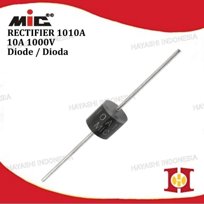 Jual Dioda Diode Rectifier MIC 10A10 10A Ampere 1000V Volt 1KV ED BB98 ...