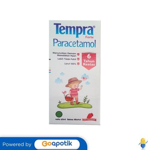 Jual Tempra Forte Syrup Rasa Strawberry 60 Ml Shopee Indonesia