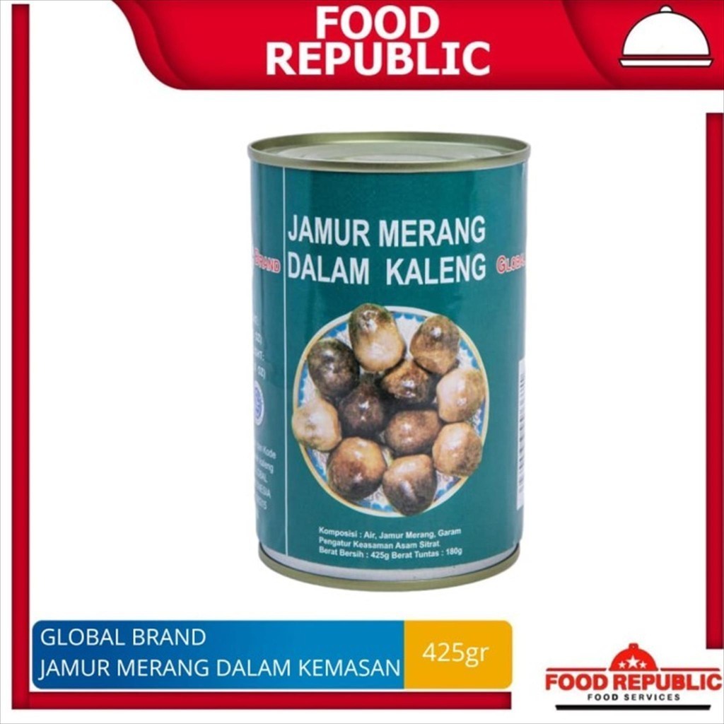 Jual Global Brand Straw Mushrooms Whole Jamur Merang Kemasan Halal