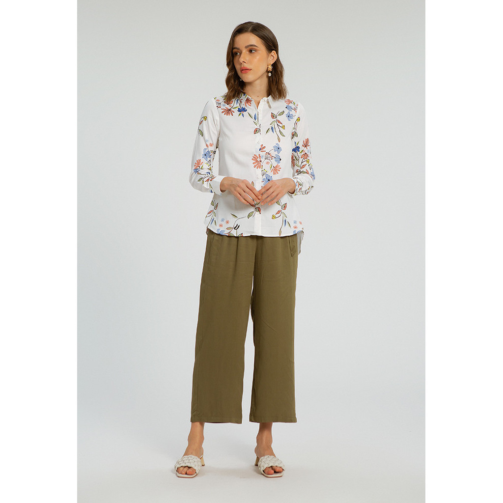 Jual Minimal Portrayal Off White Long Shirt Wanita | Shopee Indonesia
