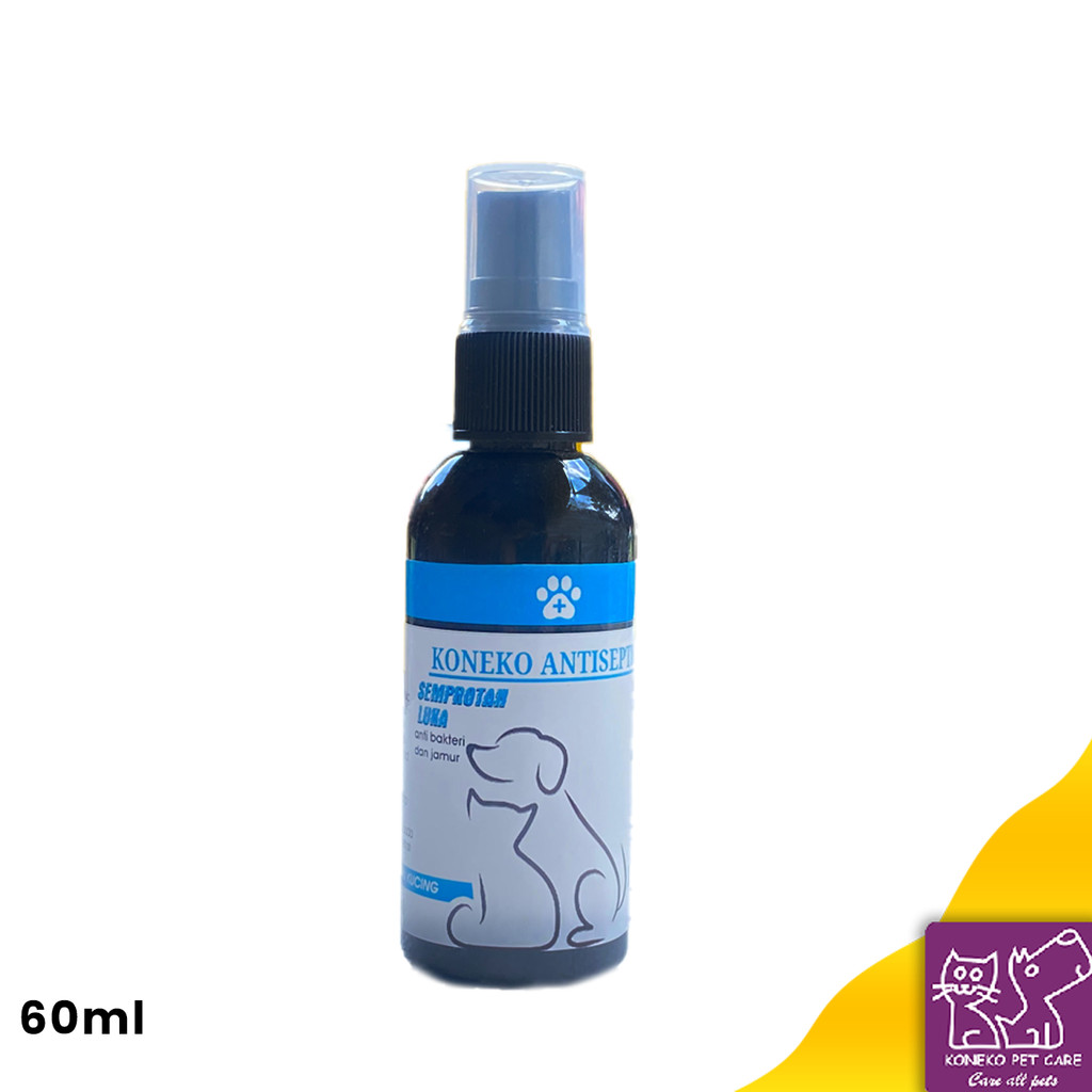 Jual Antiseptic Semprot luka dan jamur hewan 60ml koneko | Shopee Indonesia