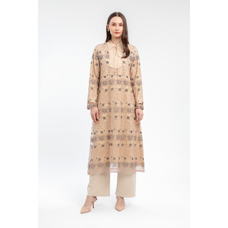 Jual MINIMAL - Rabania - Gamis Bordir Metalik Wanita - Pink | Shopee ...