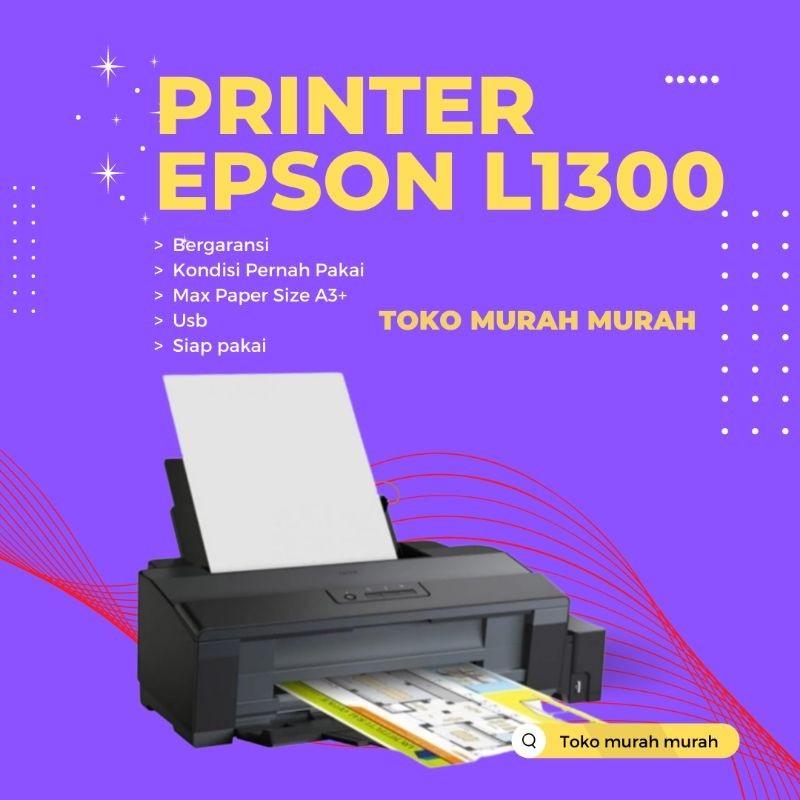 Jual Printer Epson L1300 A3 Bekas Murah Unit Printer Epson L1300 Shopee Indonesia 3286