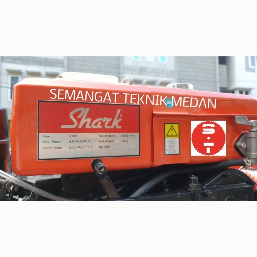 Jual LWU-8005 COMPRESSOR KOMPRESSOR UDARA ANGIN 5HP 5 HP SHARK R180 ...