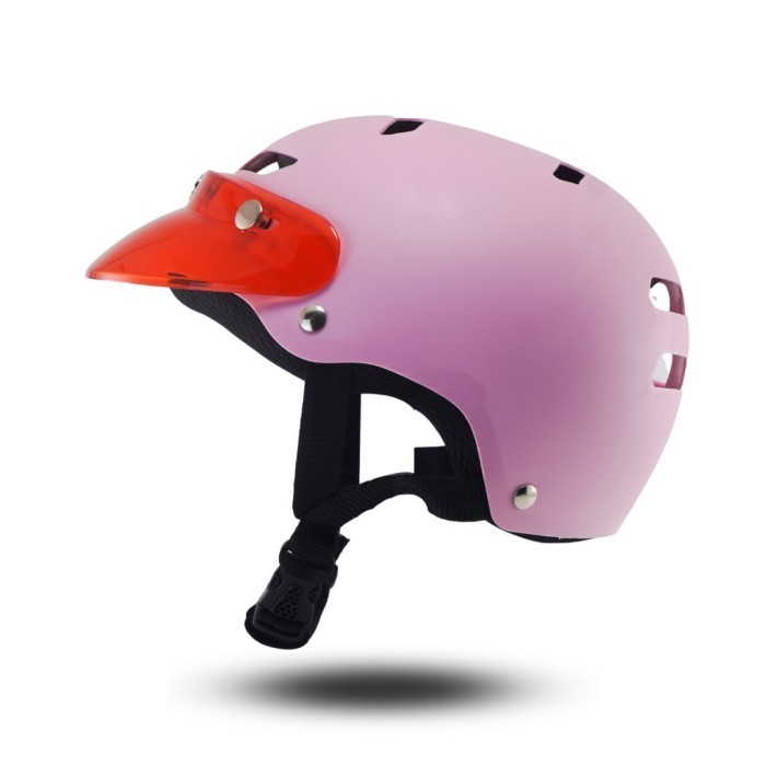 Jual Promosi Toko Helm Sepeda Speda Lipat Listrik SNI PINK Smoke