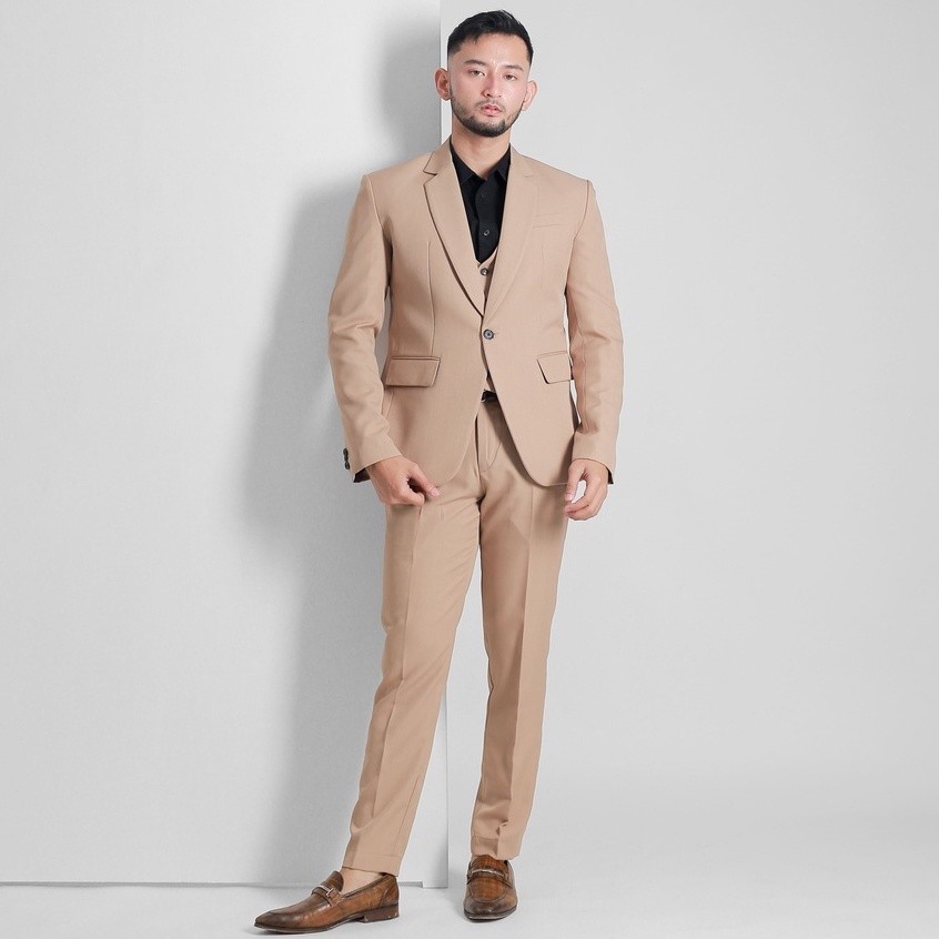 Jual Goldy Outfit Setelan Jas Celana & Rompi Krem Tua - Vente Series ...
