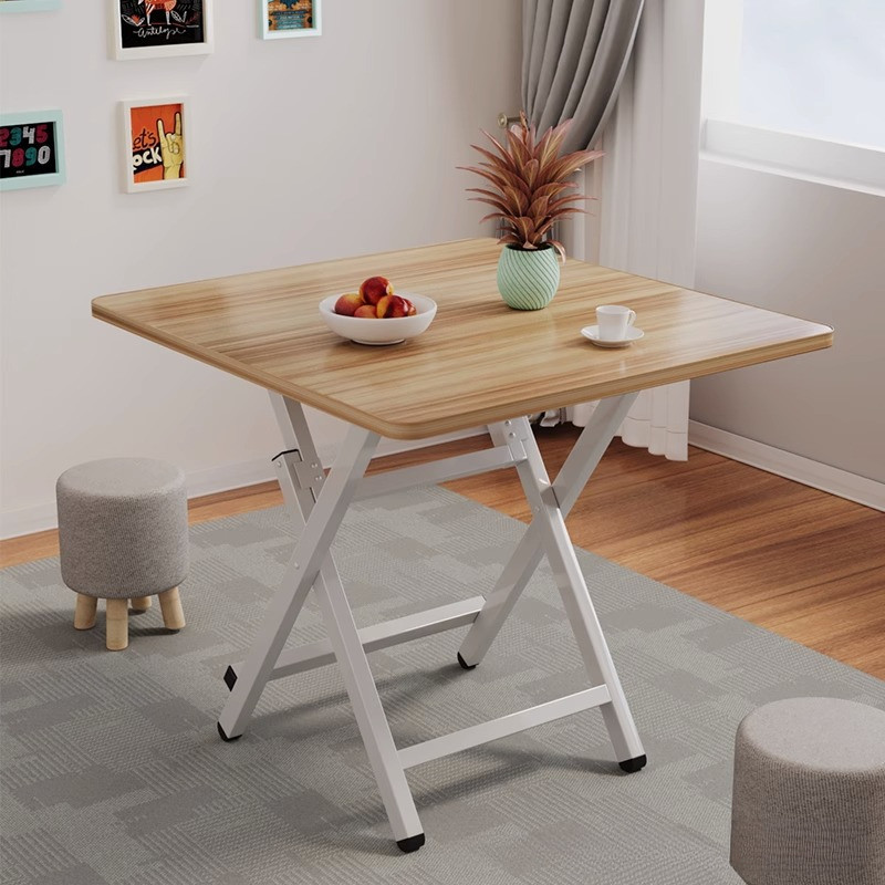 Jual Foldable Table Meal Simple Round Table Outdoor Portable Stall ...