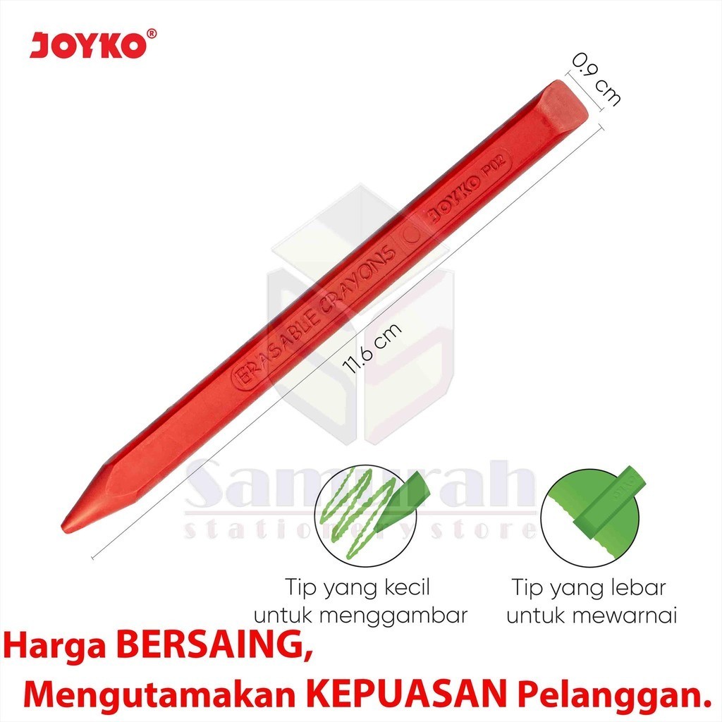 Jual Clean Crayon CLCR AC 24 Colors / Krayon Bersih 24 Warna Dapat ...