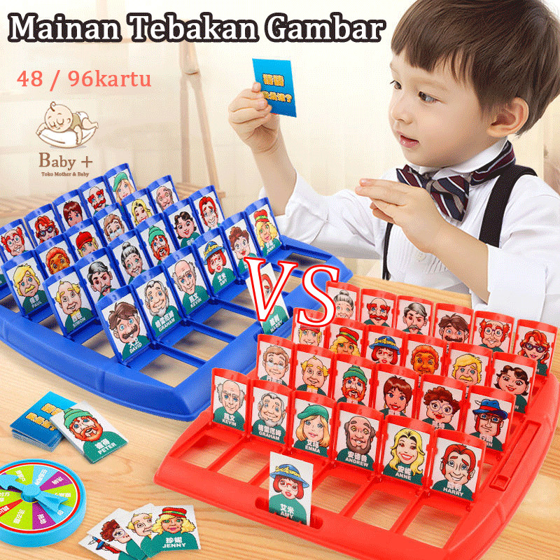 Jual Mainan Tebakan Gambar Mainan Anak Tebak Gambar Board Game Who Is