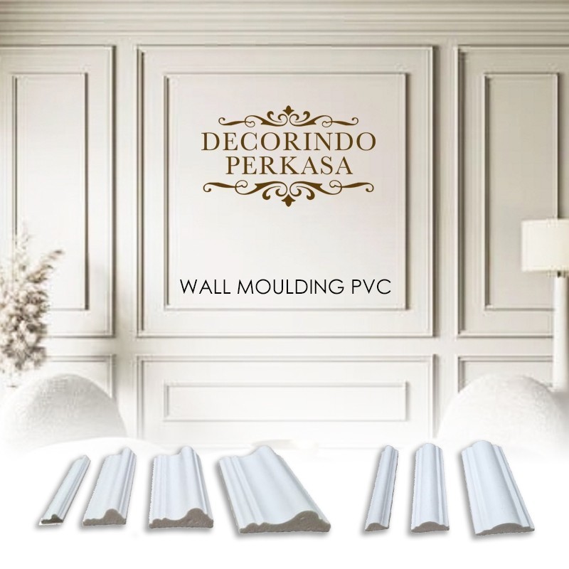 Jual List Wall Moulding PVC Ukiran Dinding 2,4 Meter / List Wall