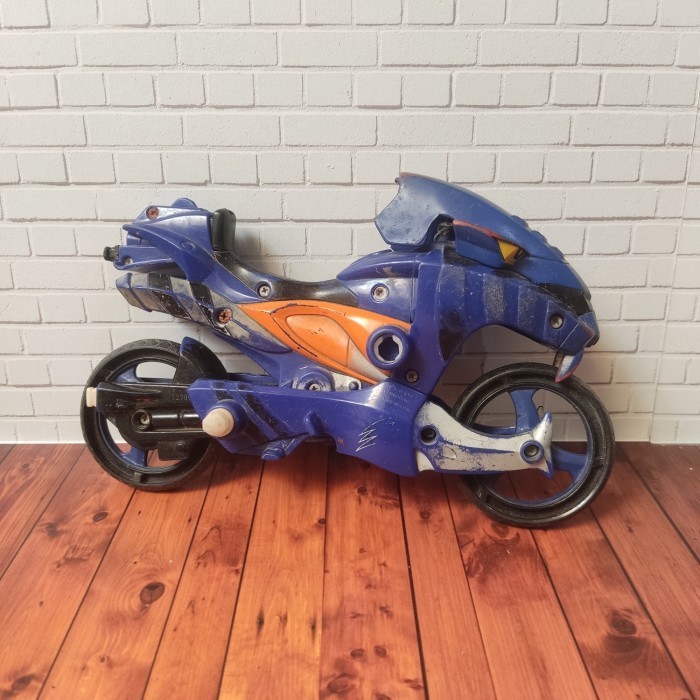 Jual Mainan Anak motor power rangers jungle fury blue Figure Diecast ...