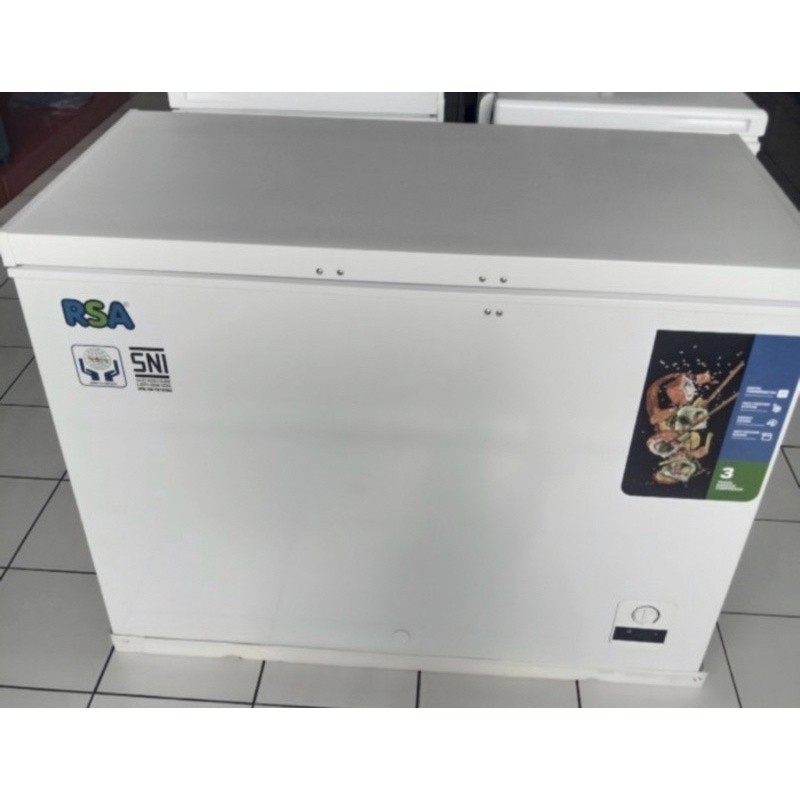 Jual chest freezer / freezer box 300 liter RSA cf 310 | Shopee Indonesia