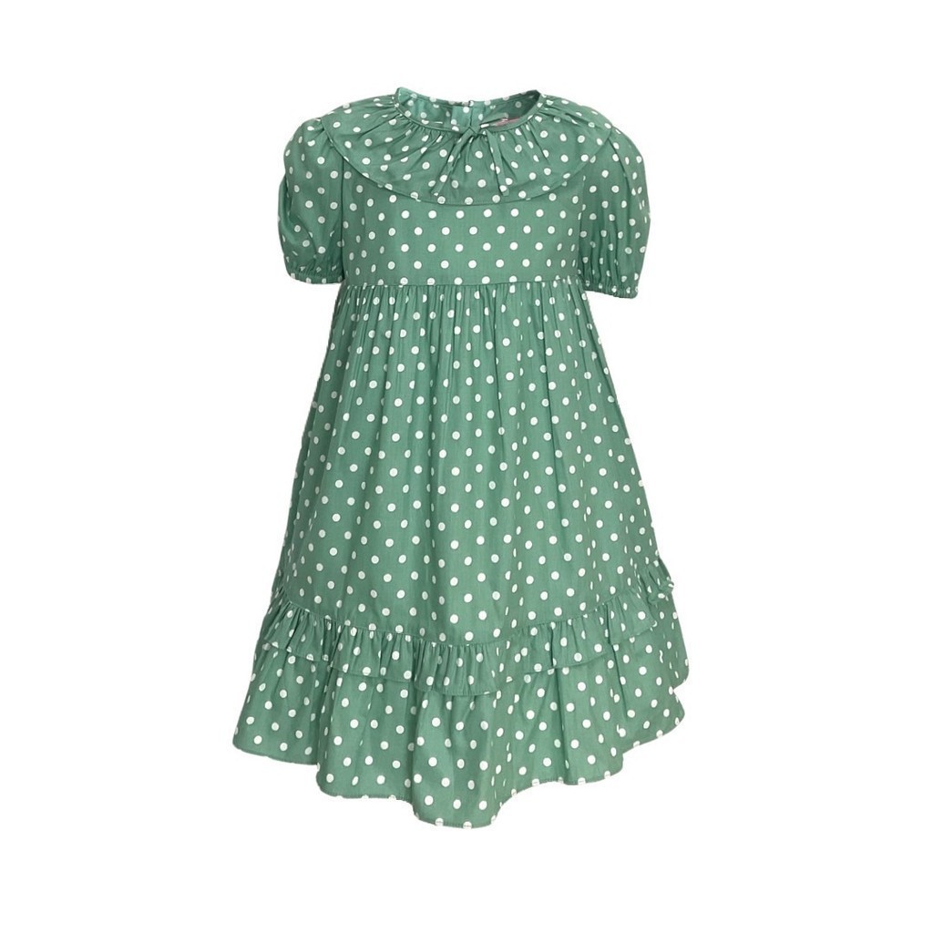 Pingu Semi Gamis Anak Perempuan Printing Polkadot Tosca 91000527