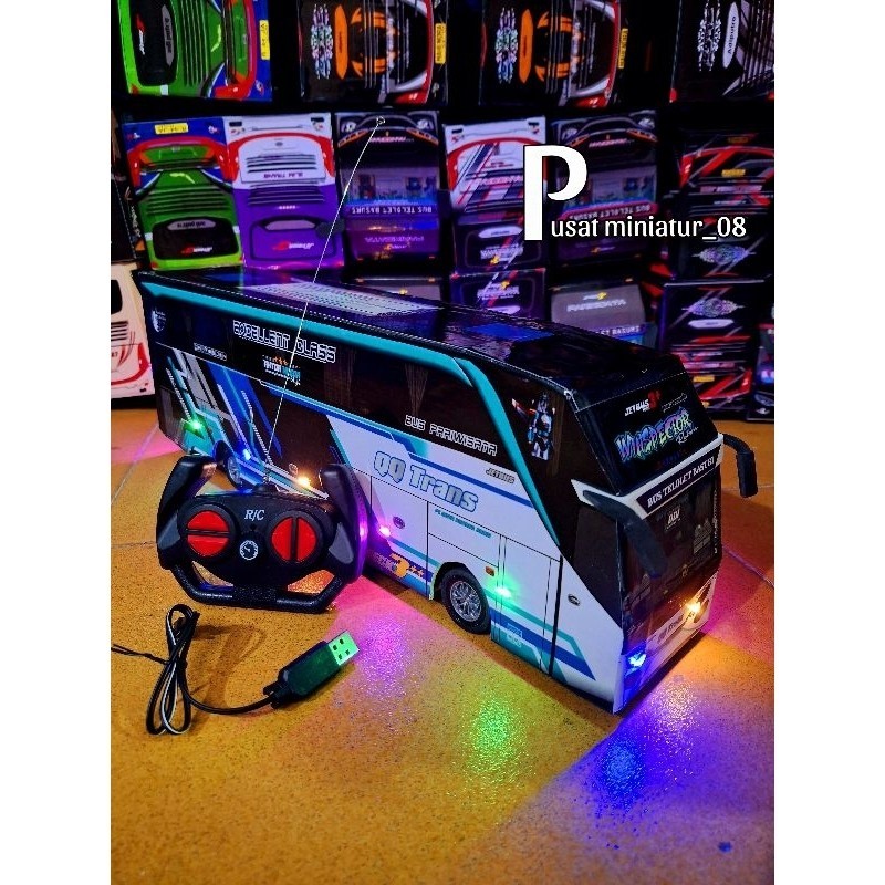 Jual VG67HN miniatur bus REMOTE CONTROL, telolet basuri ful asesoris ...