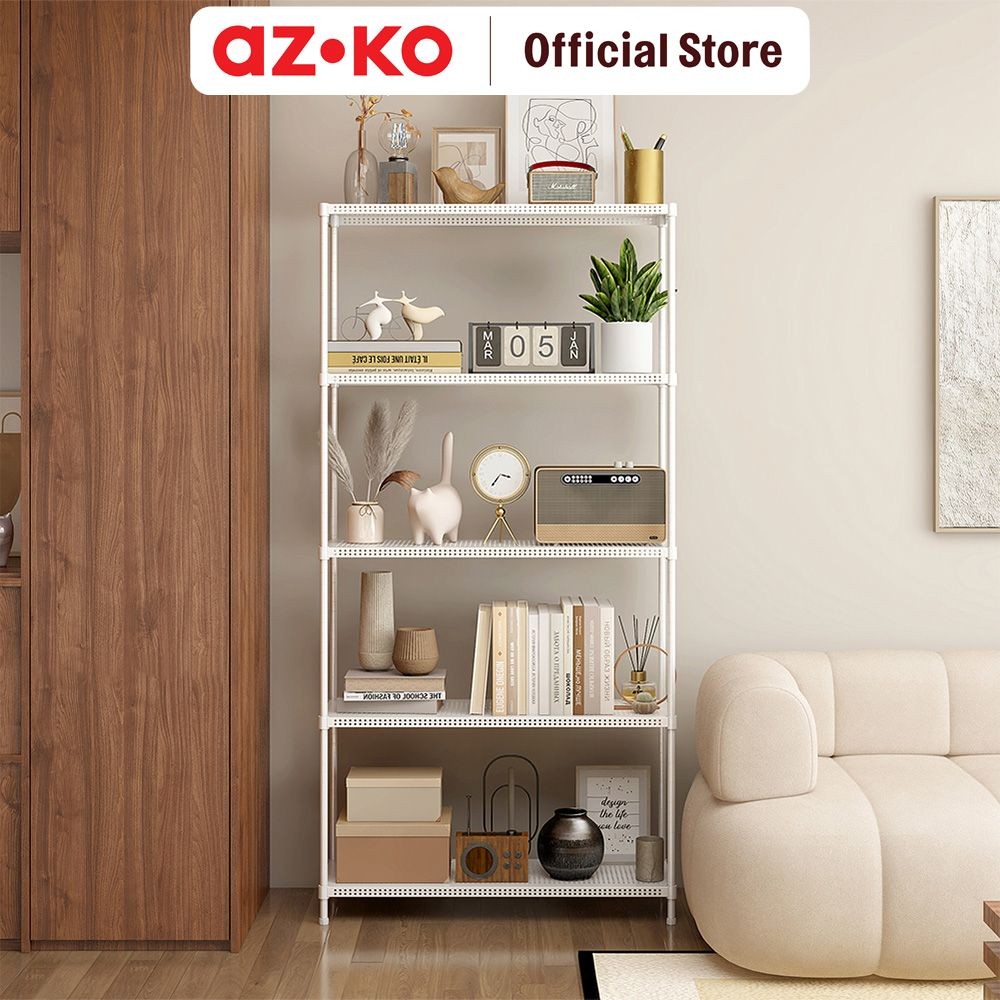 Jual AZKO Masterspace 90X30X180 cm Rak Besi 5 Tingkat Perforated ...