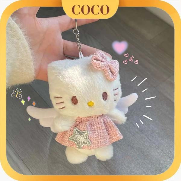 Jual Lucu Malaikat Kucing Kucing Hello Kitty Gantungan Kunci Liontin ...
