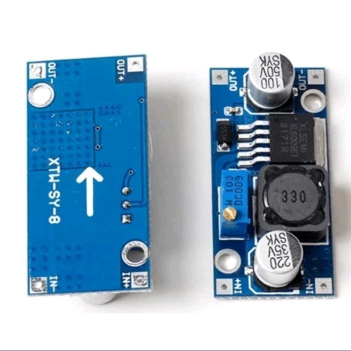 Jual modul kit step up xl6009 4A module stepup adjustable DC to DC ...