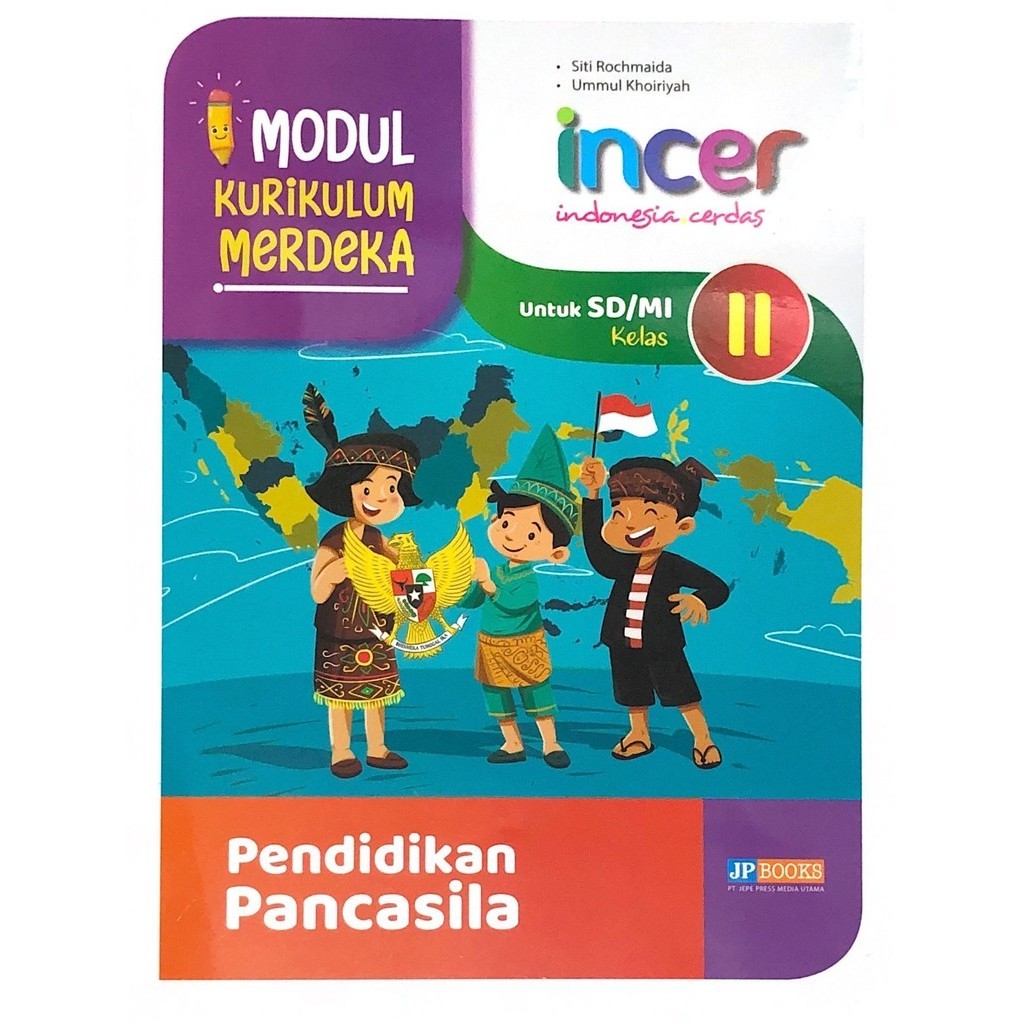 Jual Buku Modul Incer JP BOOKS PPKN K-Merdeka Kelas 1 2 3 4 5 6 SD dan ...