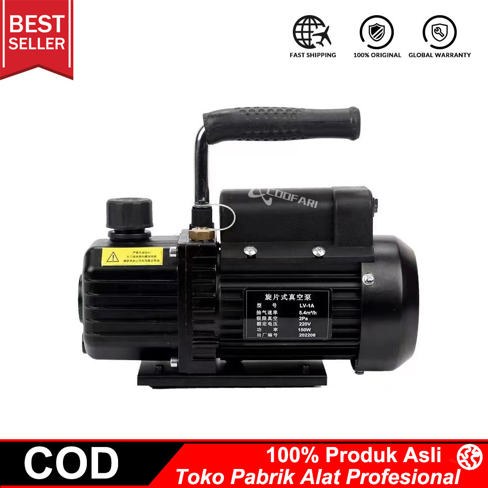 Jual Vacuum Pump AC Air Cond Single Stage Vacum Pump 2Pa Vacum