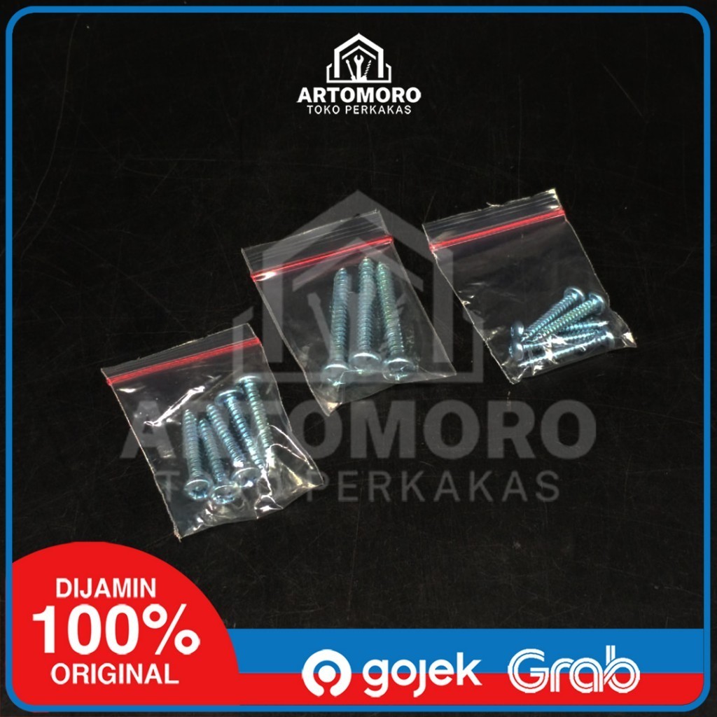 Jual Baut Cacing (+) 6x1 (+) 8X1 (+) 10x1.5 | Shopee Indonesia
