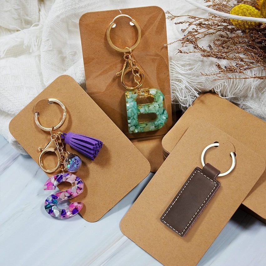 Jual 100Pcs Kertas Dudukan Display Kalung Dan Anting Tempat Custom ...
