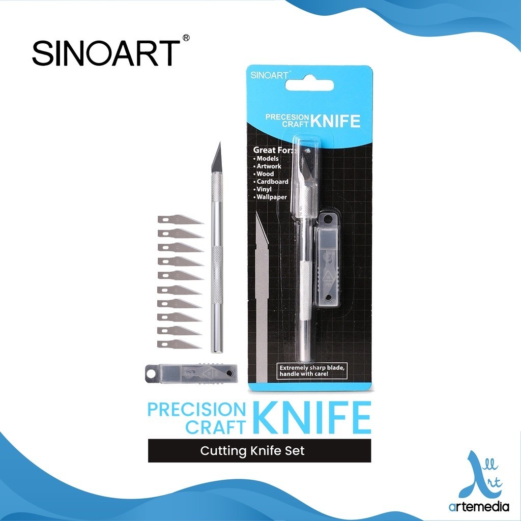 Jual Sinoart Cutting Knife Craft Cutter Pisau Seni | Shopee Indonesia
