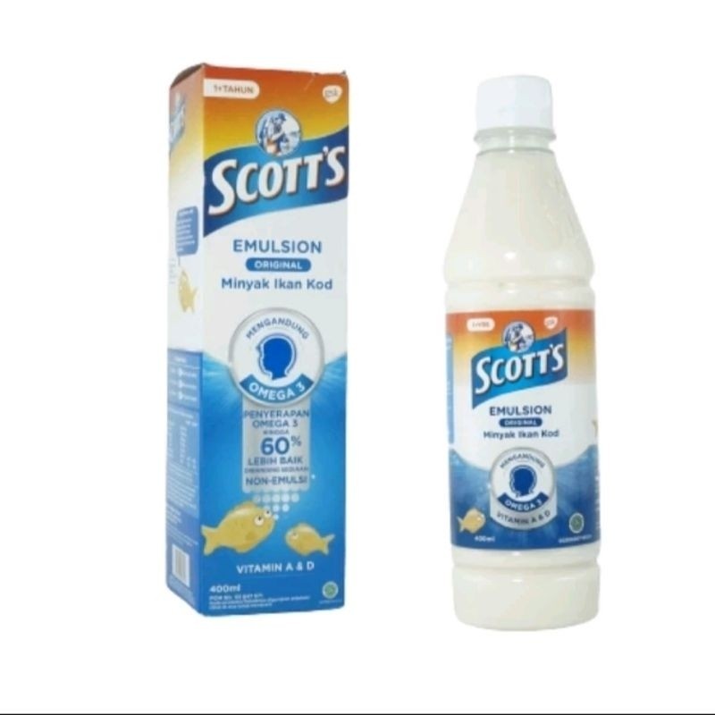 Jual SCOTT'S EMULSION VITA (RASA JERUK dan ORIGINAL , 400 ml) /SCOTTS ...