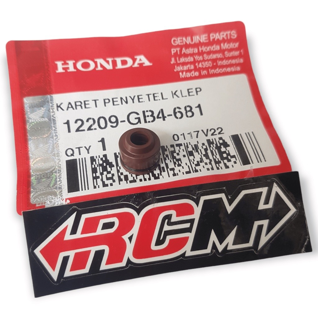 Jual 12209-GB4-681 PERBIJI KARET PENYETEL SEAL SIL VALVE STEM SEAL KLEP ...