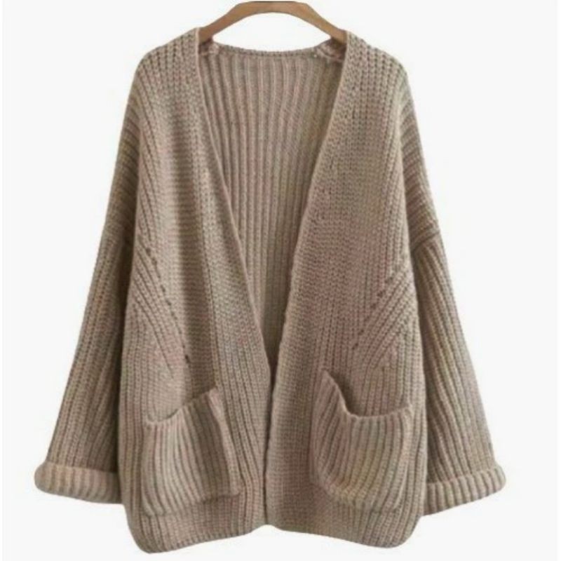 Jual GH47UJM [ TEBAL ] Cardigan Rajut Kardigan SUPER PREMIUM tebal ...