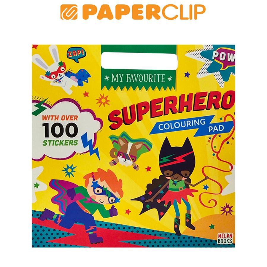 Jual MY FAVOURITE COLOURING PAD - SUPERHERO | Shopee Indonesia