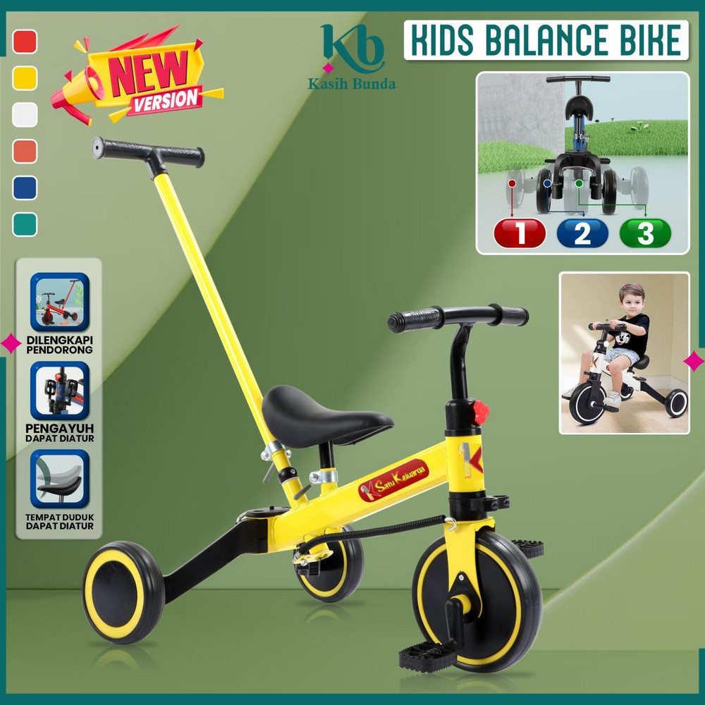 Jual VB56UI Mainan Sepeda Anak Roda 3 Push Bike 2in1 Sepeda ...