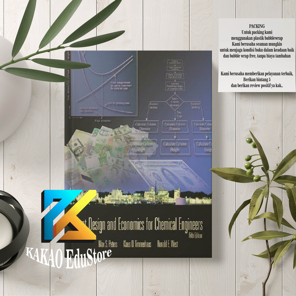 Jual Plant Design and Economics for Chemical Engineers - Max Peters ...