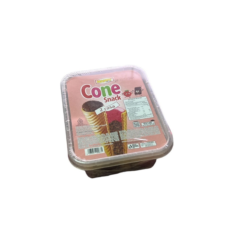 Jual Happy Time Cone Snack Mini Container - Netto 18gr | Shopee Indonesia