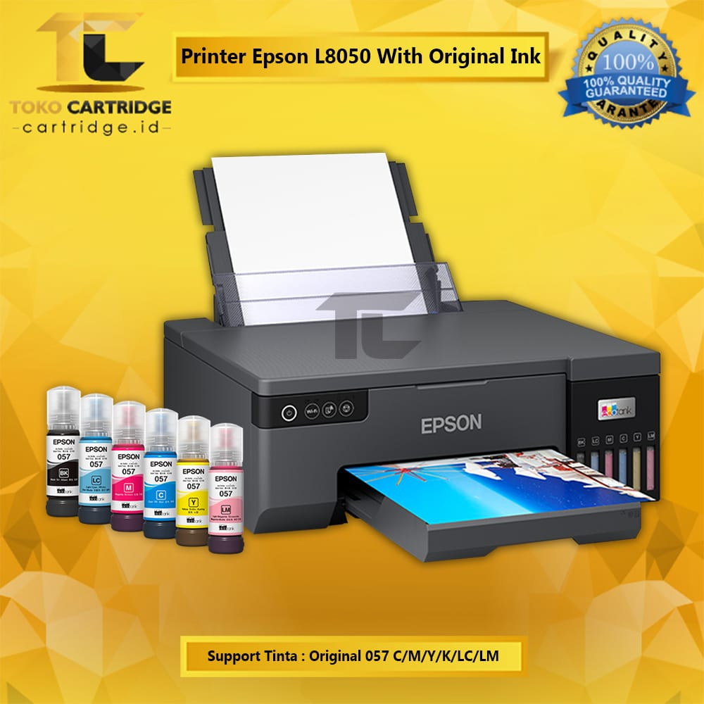 Jual Printer ECOTANK L8050 Epson L8050 A4 Tinta 057 Pengganti L800 L805 ...