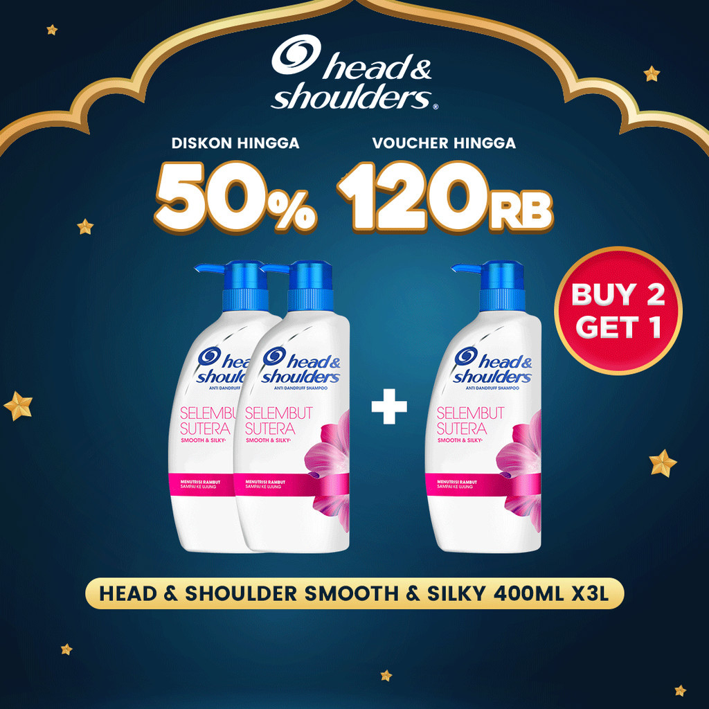 Jual Head and Shoulders Sampo Anti Ketombe Selembut Sutera Perawatan