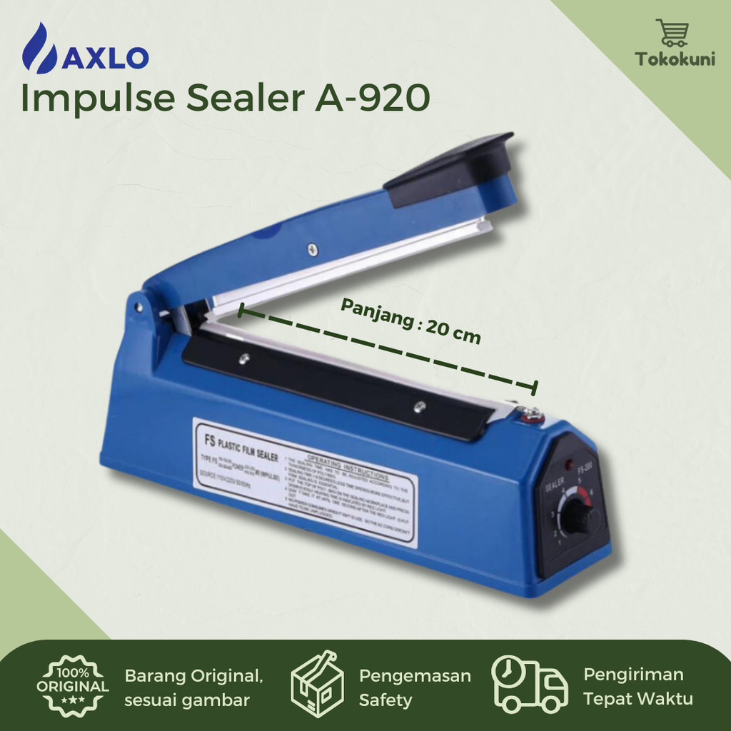 Jual Axlo Impulse Sealer 920 930 Mesin Press Plastik | Shopee Indonesia