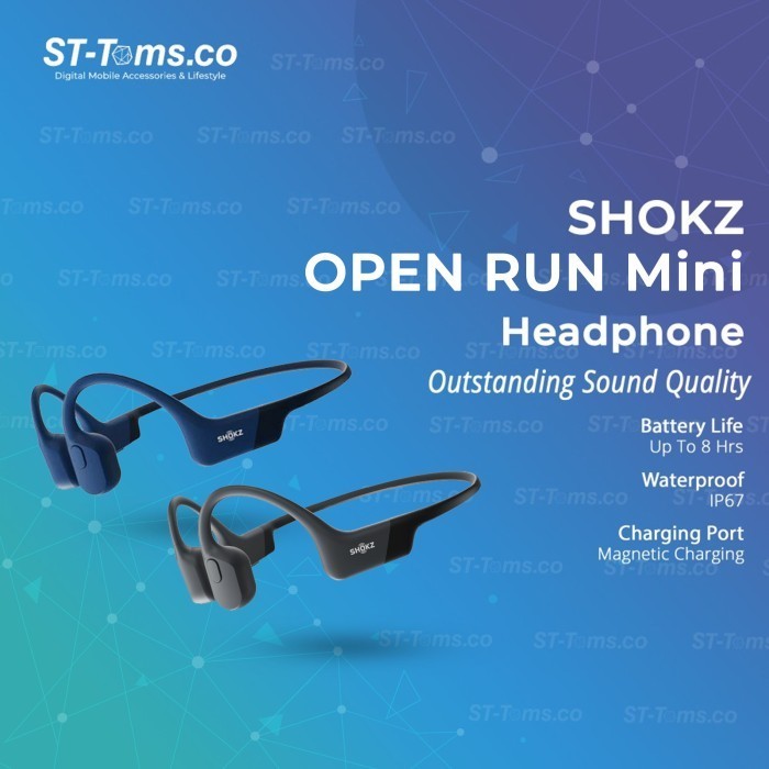 Jual Shokz OpenRun Mini Open-Ear Bluetooth Bone Conduction Sport ...