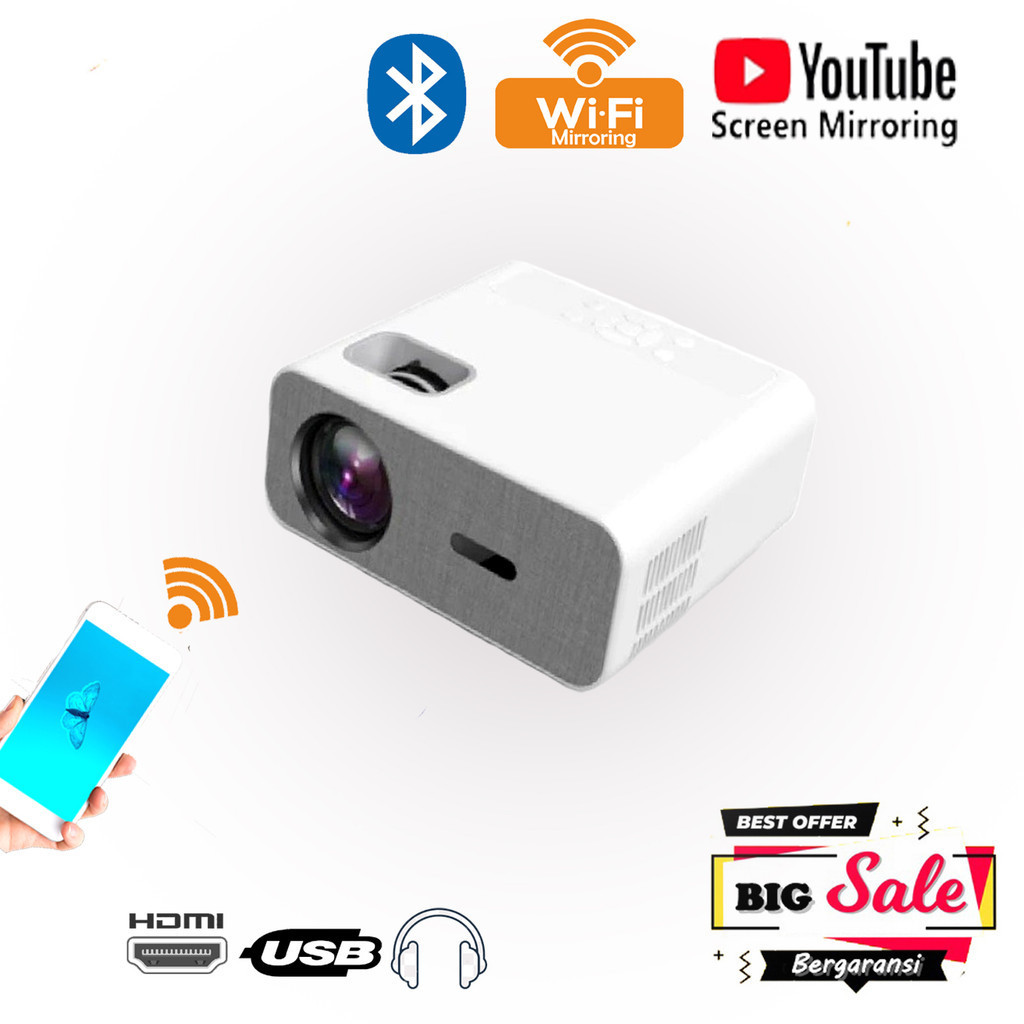 Jual Proyektor Mini Mirroring Projector mini Infocus Mini Projektor ...
