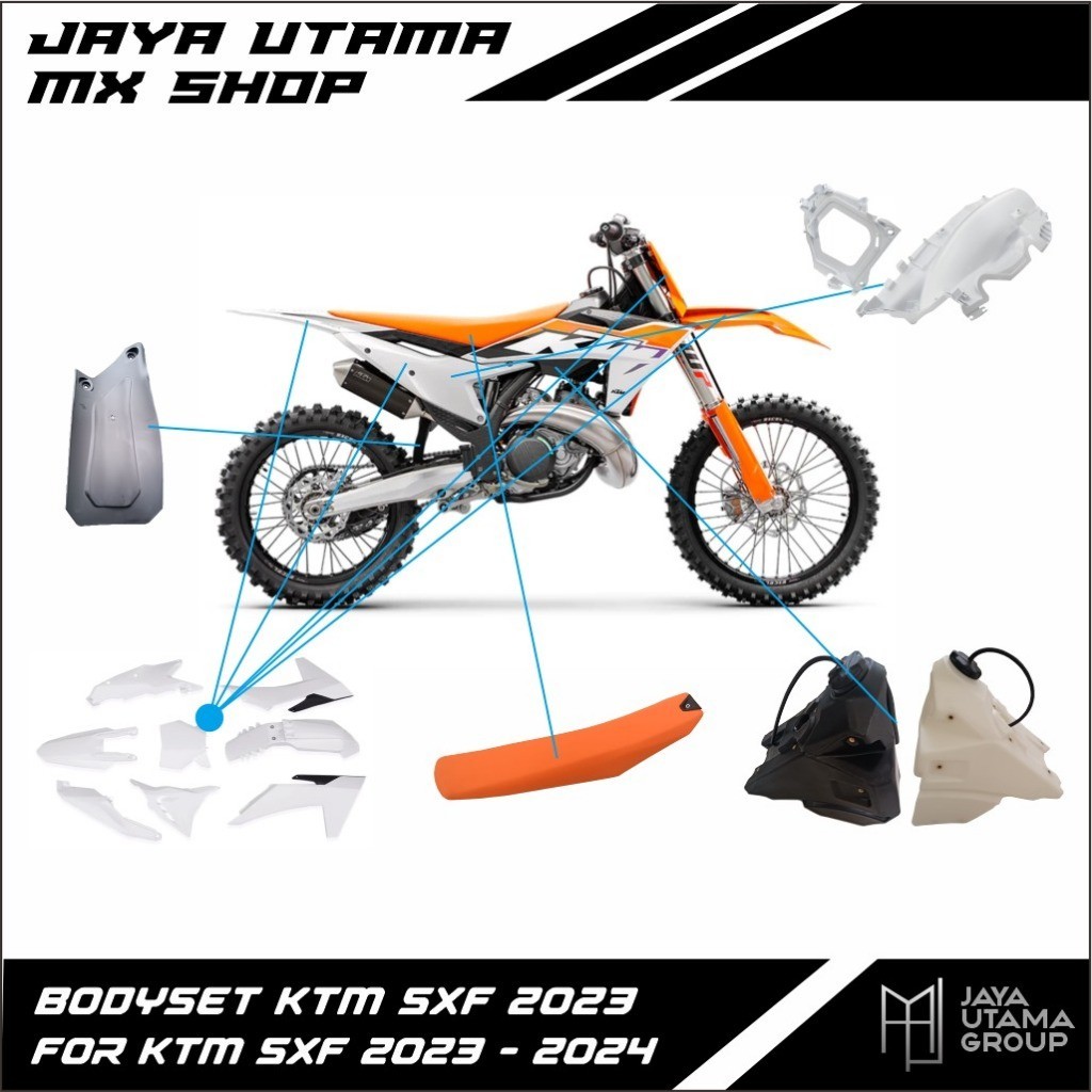 Jual Body Full Set Komplit Ktm 250 Tahun 2023 2024 Bodyset Tangki Jok Airbox Shopee Indonesia 7061