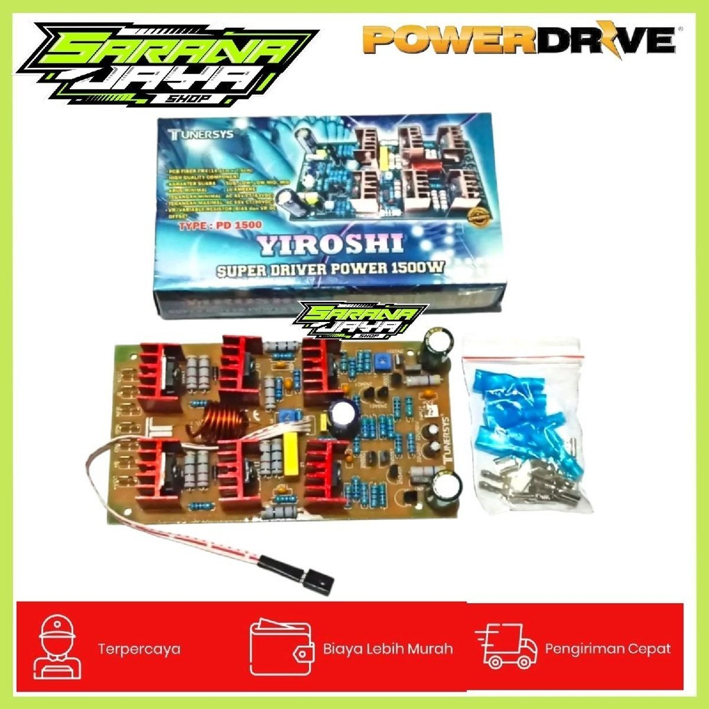 Jual Kit Super Driver Power Amplifier 1500W YIROSHI by Tunersys