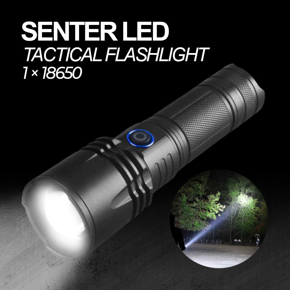 Jual KMZ Bestsun P50 Senter LED Tactical Flashlight XHP50 1500 Lumens ...