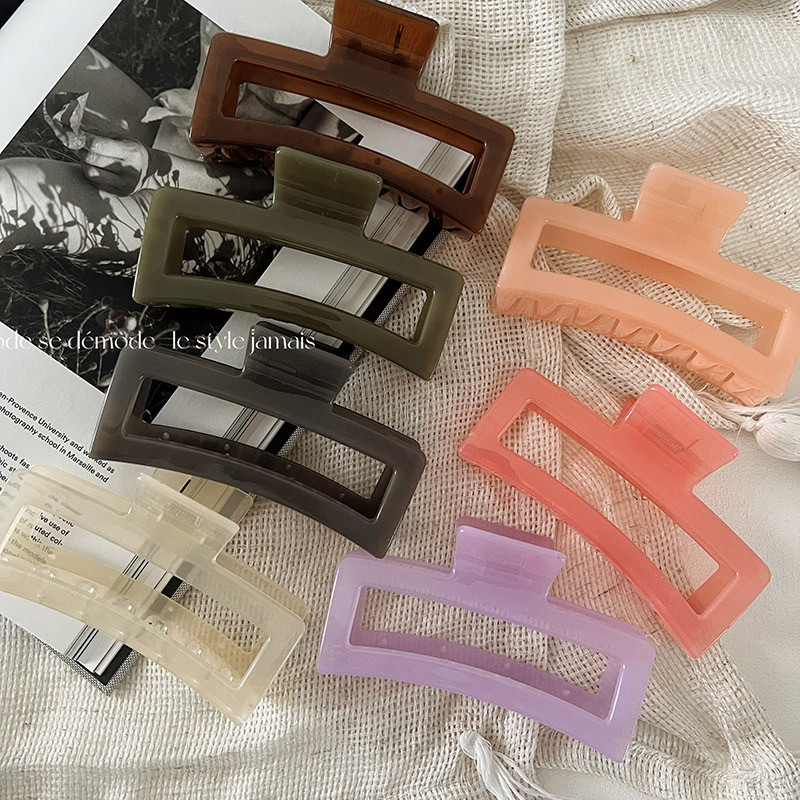 Jual Town Shell - Jelly Jumbo Start Up Korean Hair Claw / Jepitan ...