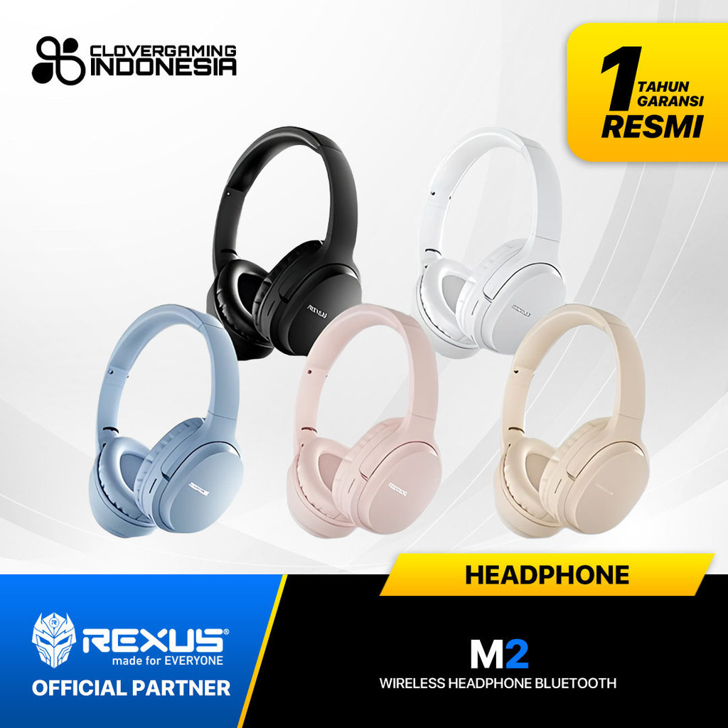 Jual Rexus M2 / M-2 Wireless Headset Bluetooth Connection with Mic M 2 ...